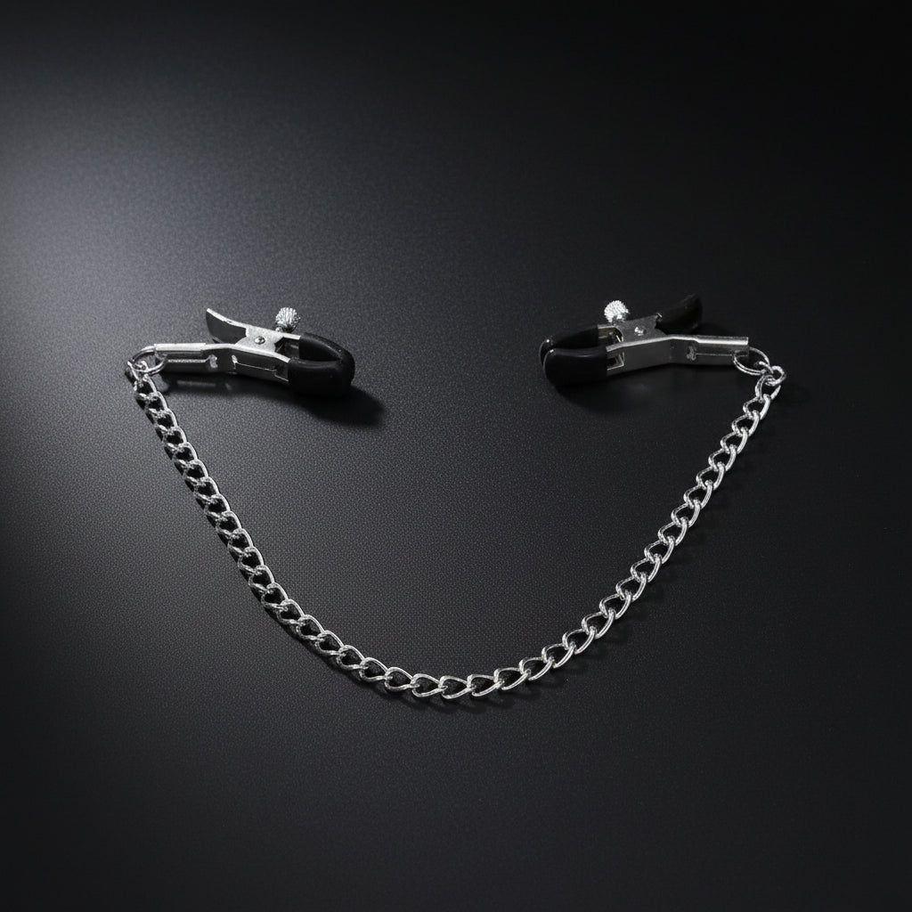 S&M Chained Nipple Clamps