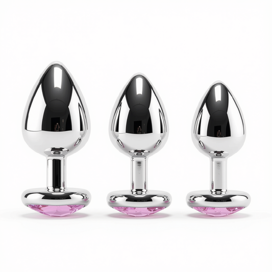Booty Sparks Heart Gem Anal Plug Set