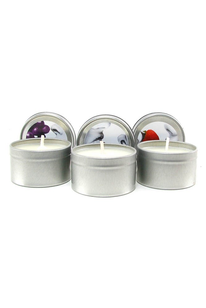 3-in-1 Edible Massage Candle Tri Gift Bag